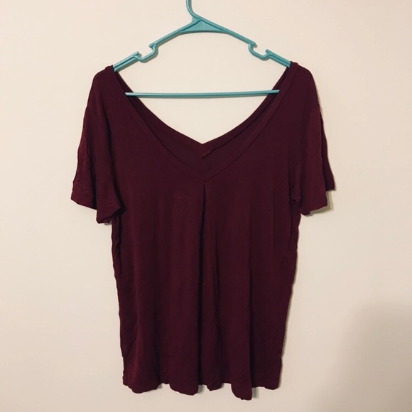 Burgundy Top - Picture 2 of 2